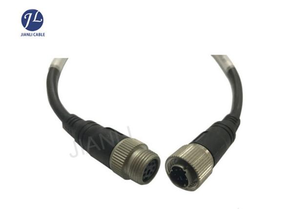 Waterproof 6 Pin Mini Din S Video Extension Cable For Car Security Camera System