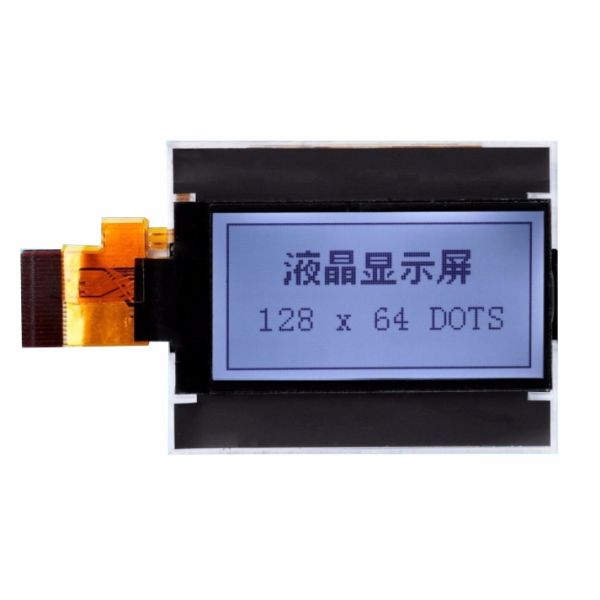 Подгонянный обломок на стекле 7 делит на сегменты положительную матрицу графика дисплея LCD