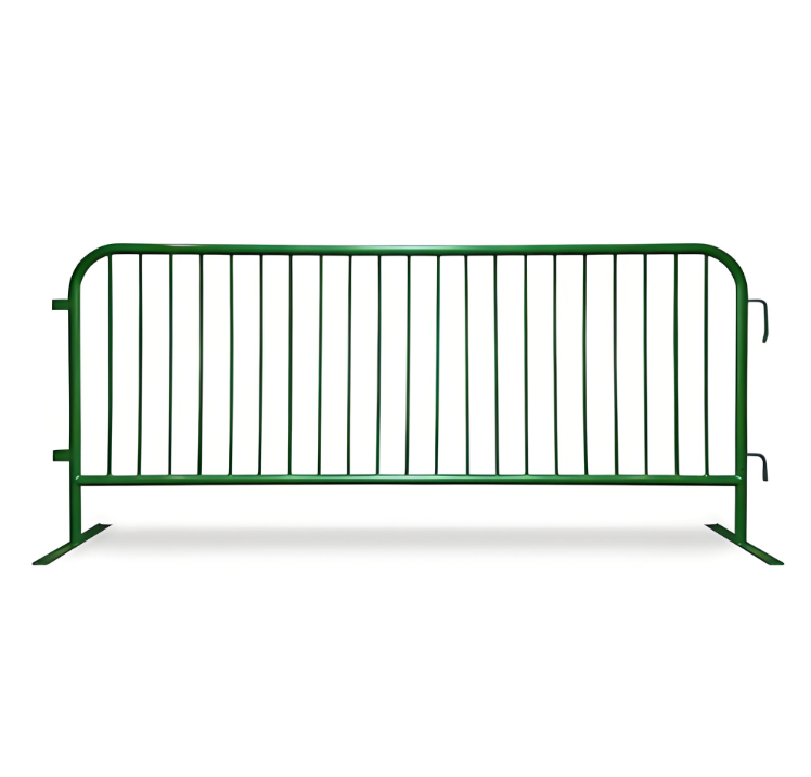 Hot Dip Galvanized Crowd Control Barrier Height 1m Length 2m Heavy Duty Temporary Fencing for Event Safety
