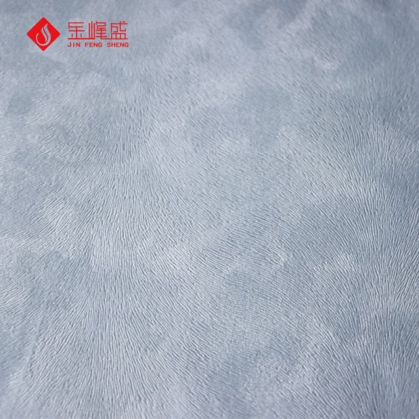 White Color Flock Paper Fabric  Material for Luxury Jewelry Box