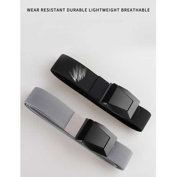 Nueva Elastic Tactical Belt cinturón de tejido de nylon exterior