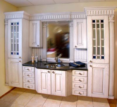 Europe Oak solid wood vanity,Single basin bathroom cabinet,Floor mounted bathroom cabinet,