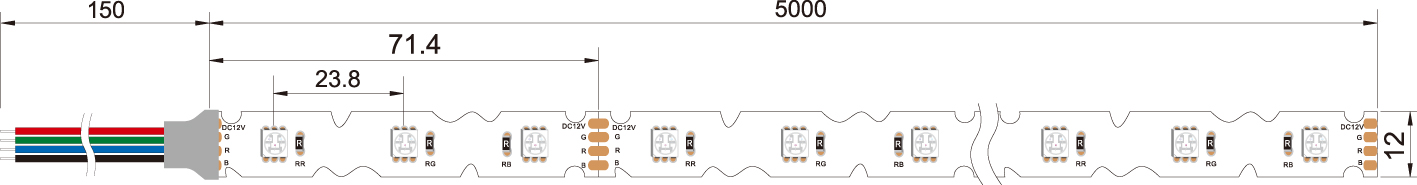 Свет прокладки s SMD2835 SMD гибкий формирует 3000K для музеев гостиниц