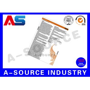 Фармацевтическое печатание листовки A5 сделанное бумагой художественного произведения медицины для занимаясь культуризмом пептида