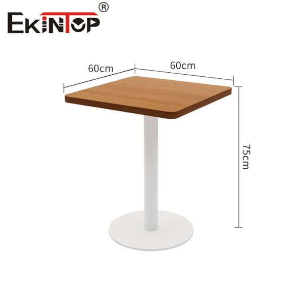 Wooden Coffee Table With Modern Style And Metal Base Directly Manufacturer