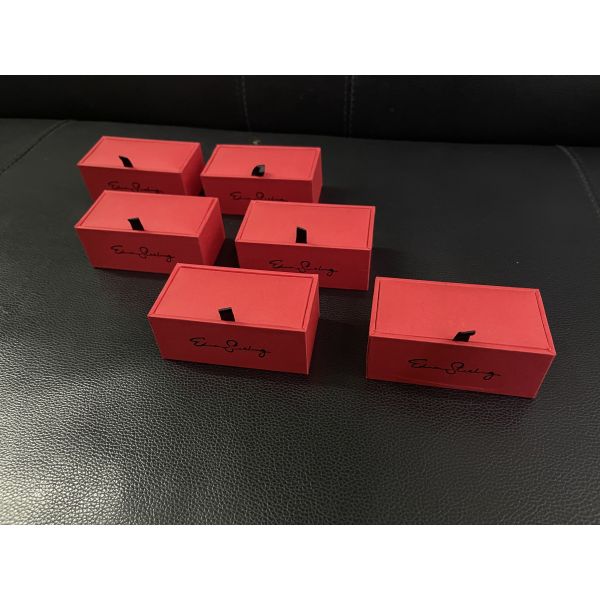 Personalized Cufflink Packaging 85*45*35mm Size Custom Logo and Color Options