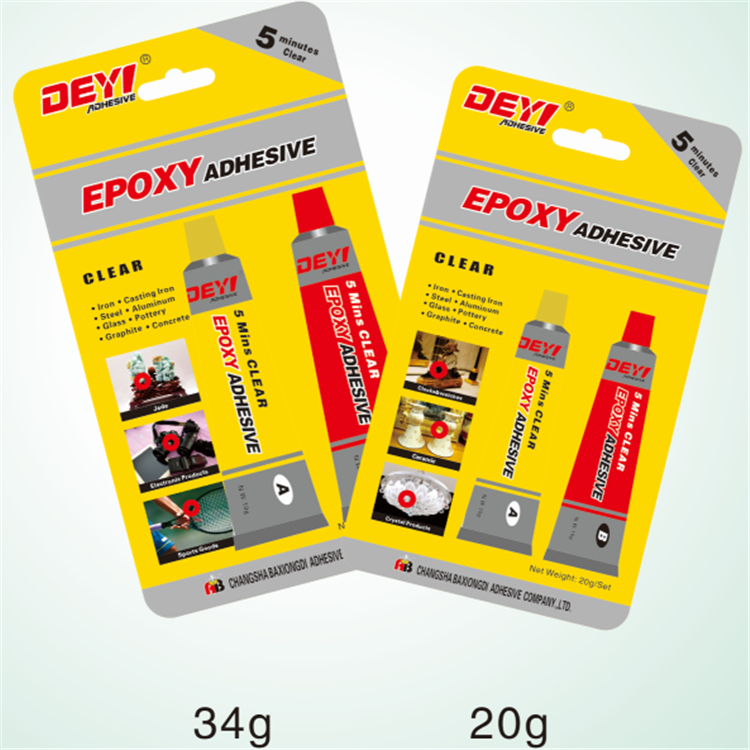 Two-Part 1:1 Mix Epoxy Adhesive High Shear Strength Water Resistant For Metals And Plastics Industrial Repair And Assembly