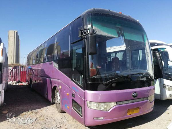 Commercial Yutong Used Motor Coaches Yuchai Engine With 53 Seats