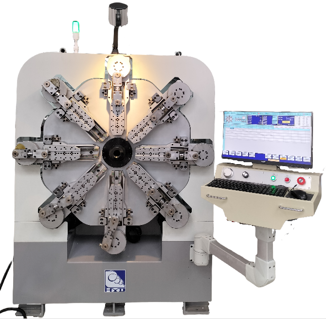 Camless Automatic Spring Machine , Spring  Making Machine With Twelve Axes