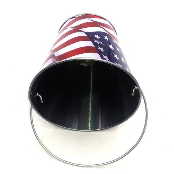 Metal Tin Champagne Bucket Customized Beer And Wine Bucket For Bar