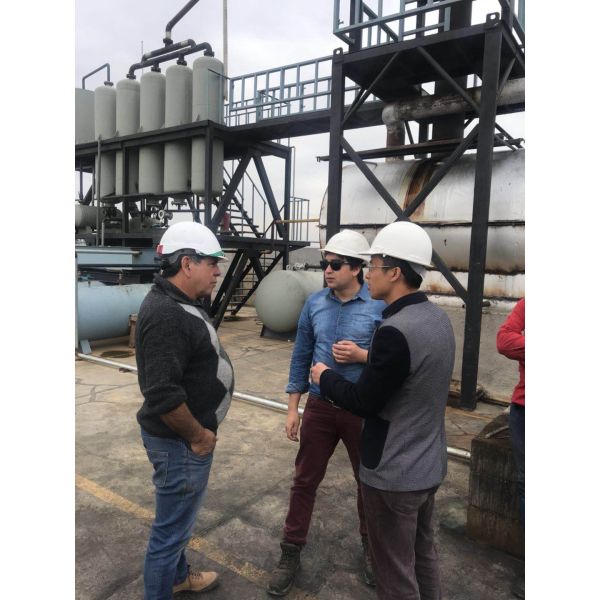 Машина для обезцвечивающего пиролиза масла на дизельное топливо для D1600*3500 мм сырья