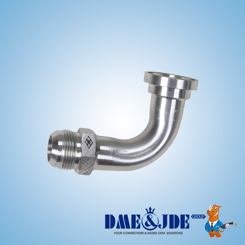Straight JIC Standard Male 74° Hydraulic Hose Flange DAJCM1334