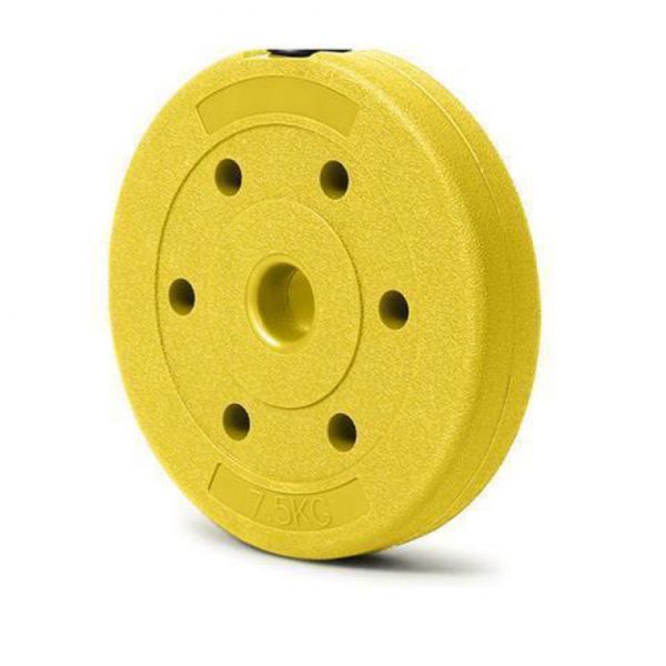 ABS Barbell Weight Lifting Cement Weight Plate Colorful
