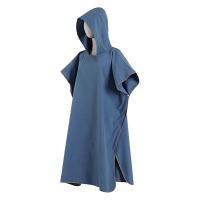 Microfibres durables pour adultes, enfants, surfeurs sur la plage, nageurs, plongeurs, poncho, échange de serviette, robe de bain à demi-manche et à capuche