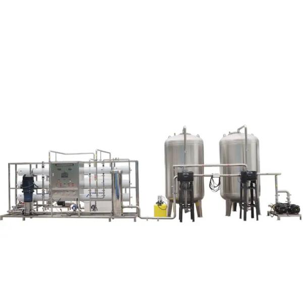 Customizable 10T/H TWO STAGE RO Purified Water System For Water Filtration