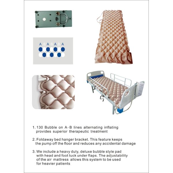 Custom Health Care Anti Decubitus Medical Bed Mattress Alternating Pressure