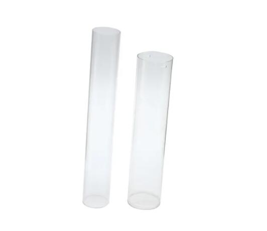 PETG / PVC Transparent Round Plastic Clear Packaging Tube For Electric Wire