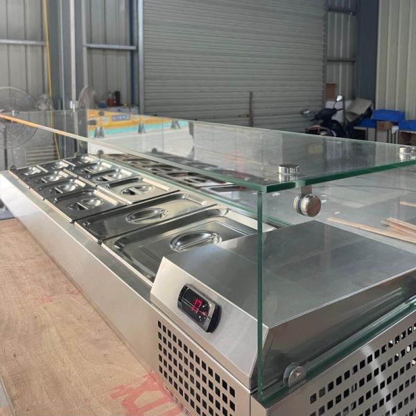 European Standard Refrigerated Salad Prep Table VRX 900 1200 1500 1800 2000mm Length