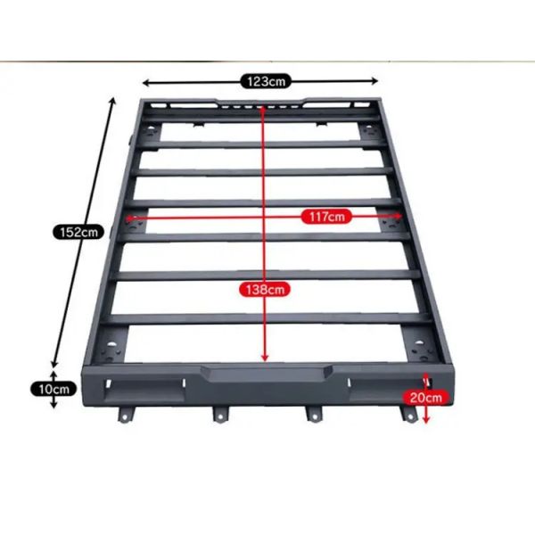 Améliorez votre expérience de conduite avec notre support de toit en alliage d'aluminium SUZUKI Jimny 2018-2021