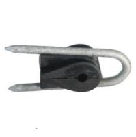 3.8mm ont galvanisé la barrière électrique Insulator de courrier en bois en acier d'agrafe