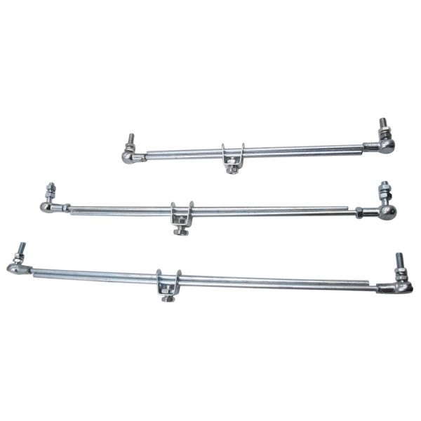 Système de tige à pédales à billes en acier de 24 cm pour machines à coudre industrielles