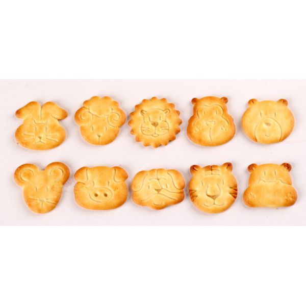 300g Packing Sweet And Salty Animal Biscuit MOQ 10CTN With Certification
