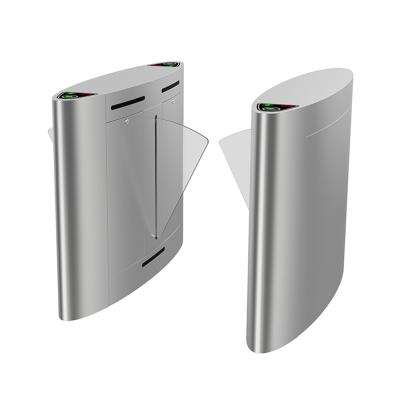 Crowd Control Flap Barrier Gate Airport Turnstile For Luxury Gym