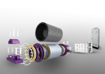 Small PMSM Motor Drive System Permanent Magnet Pulley Drive System