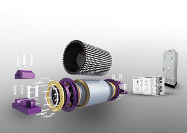 Small PMSM Motor Drive System Permanent Magnet Pulley Drive System