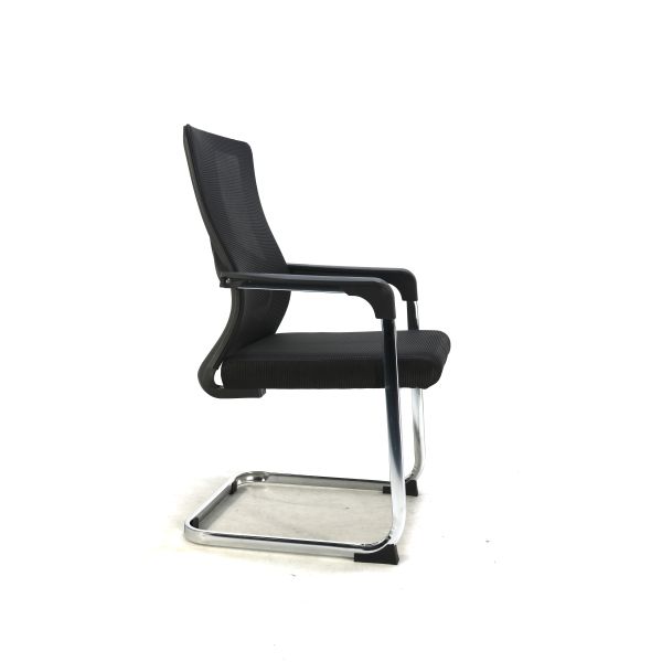 Visitor Gaming Office Mesh Chair Low Back With 1.2mm Chrome Leg
