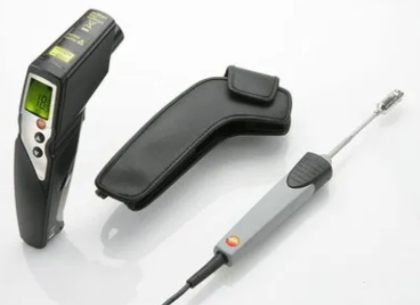 Testo 830-T1 Термометры для бесконтактного измерения температуры поверхности Вес 200 г Продолжительность аккумулятора 15 ч.