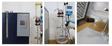 700*440*1005 mm Vacuum Essential Oil Distillation Rotary Evaporator with Long Service Life and Fast Distillation Speed