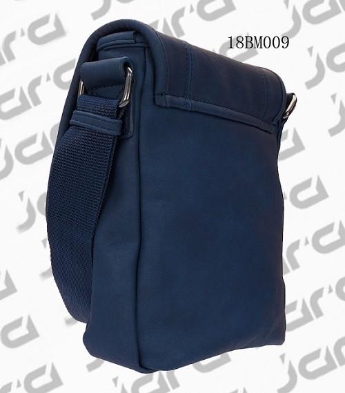 Classic Navy Messenger Bag , Cross Body PU Shoulder Bags For Office Male