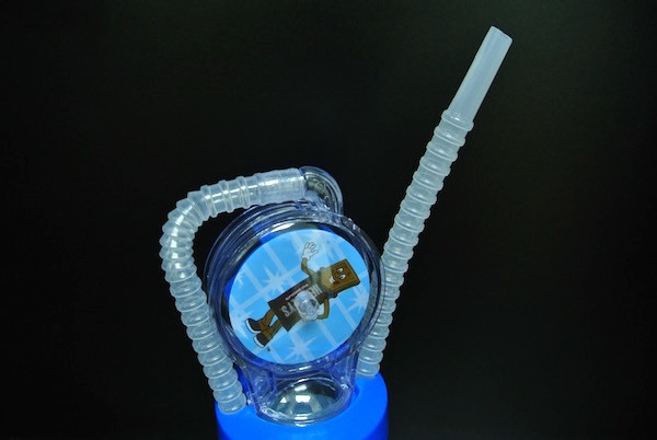 8.5 Inch Blue Cartoon Character Water Bottle For Children Various Color / Size