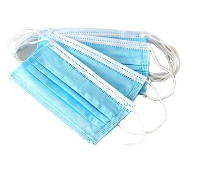 Latex Free 99.9% 3 Ply Non Woven Face Mask