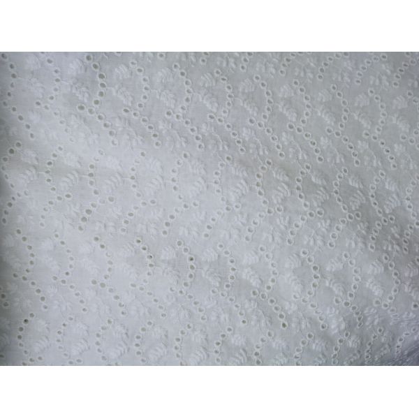 Органический вышитый хлопок шнурует ODM ткани доступный для Multiusage