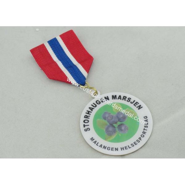 University Custom Medal Awards , Brass Offset Printing Round Medal