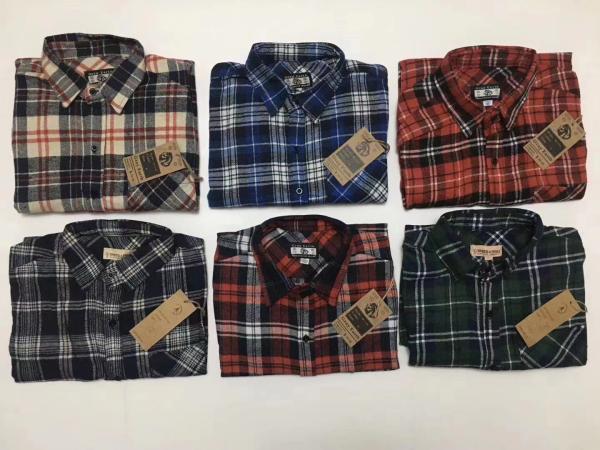 Men'S Plaid Shirts Many Colors Soft Long Sleeve Shirt Fashion autumn