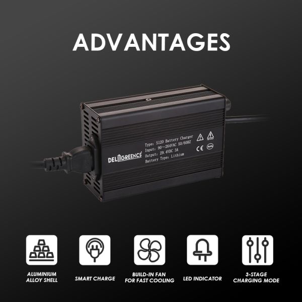 Заряжатель свинцовокислотной батареи 54.6V иона Lifepo4 лития Ul Pse KC умный 58.4V 67.2V 48V