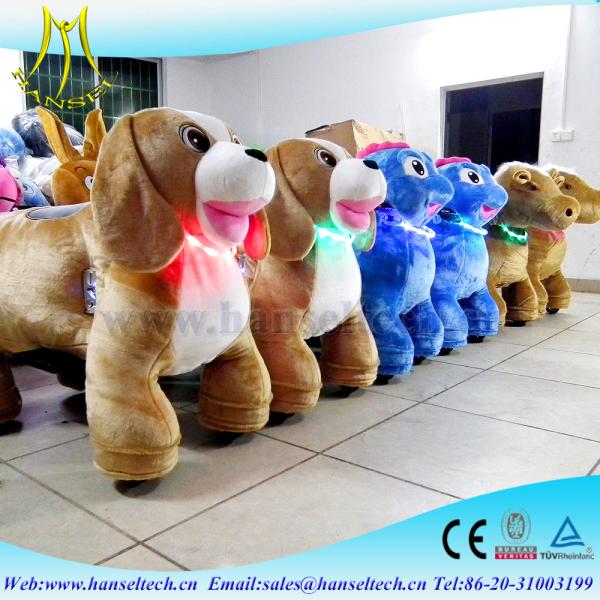 Hansel coin operated boxing machine kiddie rides entertainment play equipment electronic baby swing walking animal toys