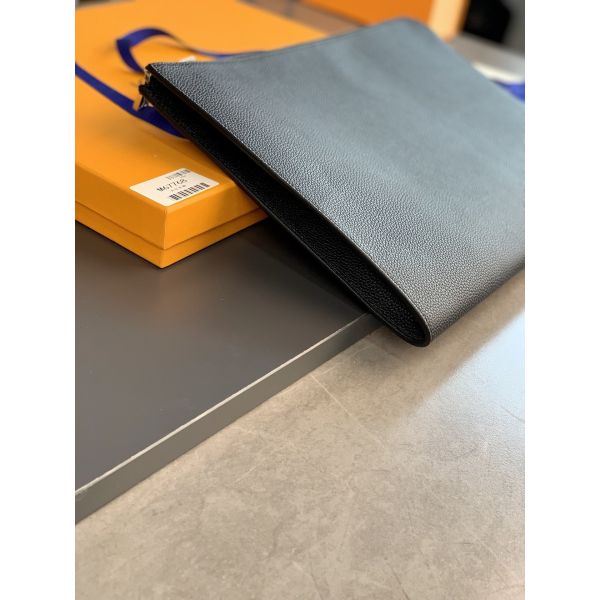 Designer Louis Vuitton Pochette Jour GM Cuir Taurillon Leather In Black Noir Purses