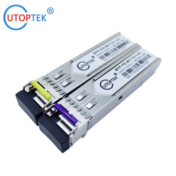 155M SFP SMF Bidi LC 120km 1490/1550nm optical fiber sfp transceiver module for