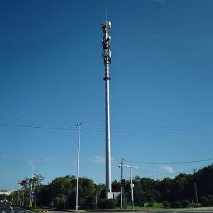 100フィート 120フィート 通信ポール ASTM A572 GR65 鋼製