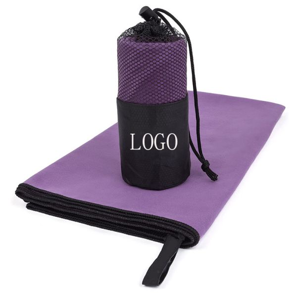 Wholesale Custom Size Microfiber Sports Towel For Gym with Mesh bag