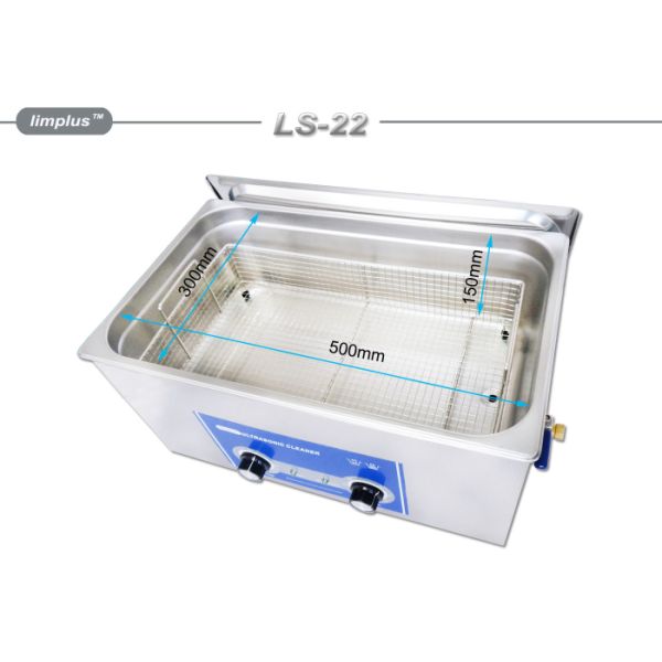 Máquina ultrasónica del limpiador de la electrónica, limpiador de la joyería 22L ultrasónico