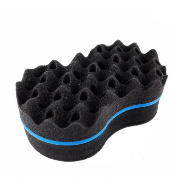 8 Shape Hair Sponge Twist Small 9mm Hole Curl Sponge Brush PU+EVA