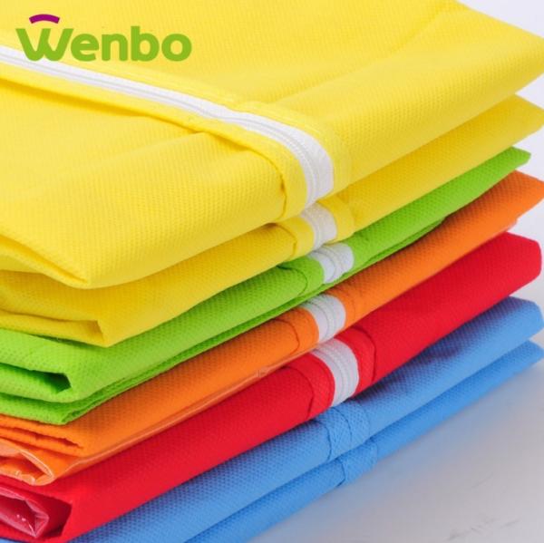 Colorful Cloth Hanging Garment Bags , Foldable Hanging Wardrobe Bag For Overcoat