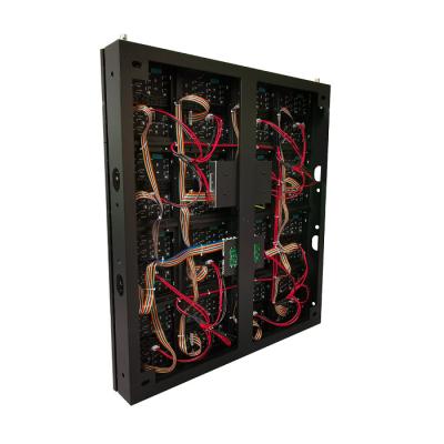 Display LED fixo P4 para interiores, gabinete de aço de serviço frontal 960x960mm