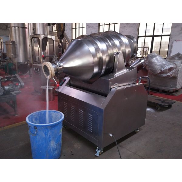 Industrial 2D Food Grade Drum Mixer For Pharmaceutical Industry-pharma production line