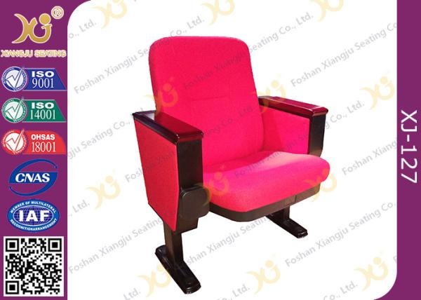 Short Back Auditorium Theater Seating With Tablet Hidden In Armrest